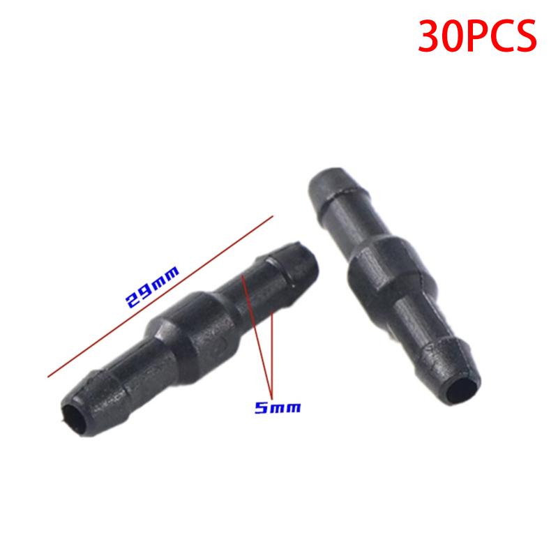 

30Pcs T/Y/I 3 Types Car Windshield Washer Nozzles Hose Water Tube Connector Wiper Spray Pipe Joint Windscreen Wipers Accessories 1 чёрный