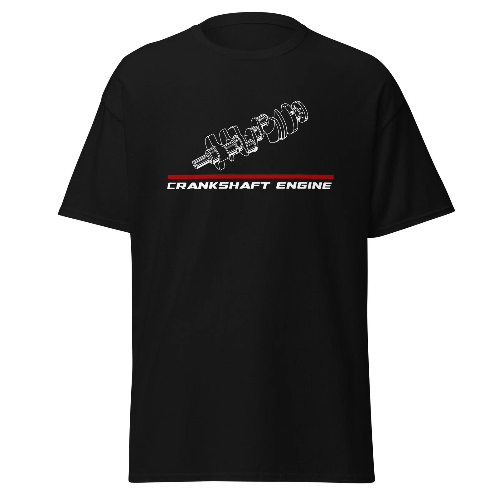 T-Shirt Crankshaft Engine Car Mechanic Auto Repair Birthday Gift M
