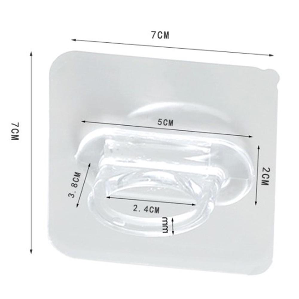 

50/100 шт. настенных круглых крючков, многофункциональная настенная стойка для хранения, бесплатная перфорация, бытовая вешалка-органайзер 50pcs чистый