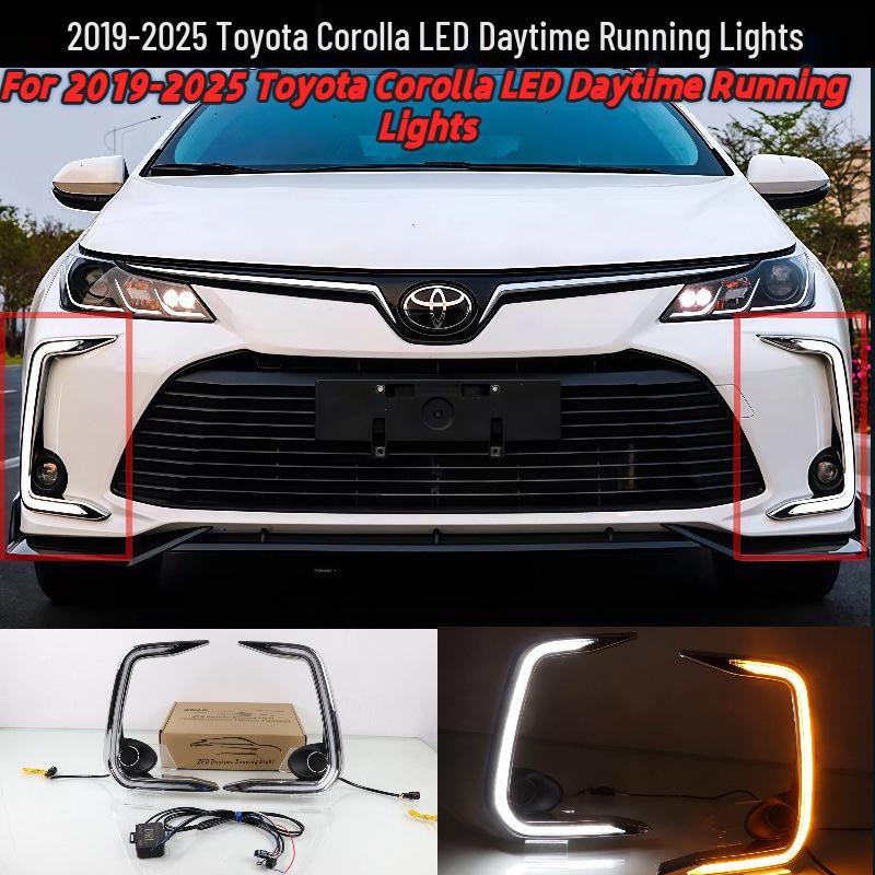 

Светодиодные дневные ходовые огни для Toyota Corolla 2019-2025 Передний бампер Улучшение