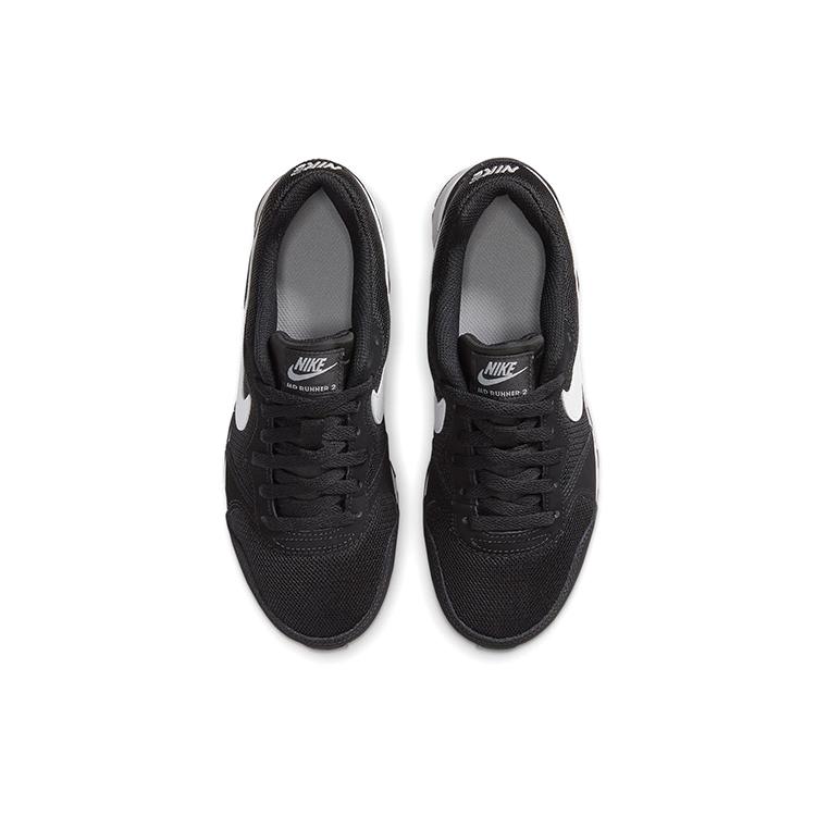 Nuovo Nike MD Runner 2 Nero Bianco GS 807316-001