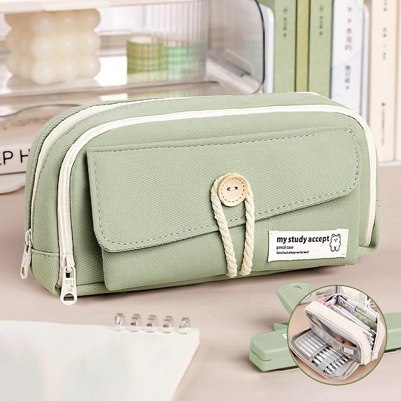 Pouzdro na tužku Velkokapacitní Pouzdro na tužku Ruční taška na pera Kosmetický přenosný dárek pro kancelář Škola Dospívající dívka Chlapec Muži Ženy Dospělí