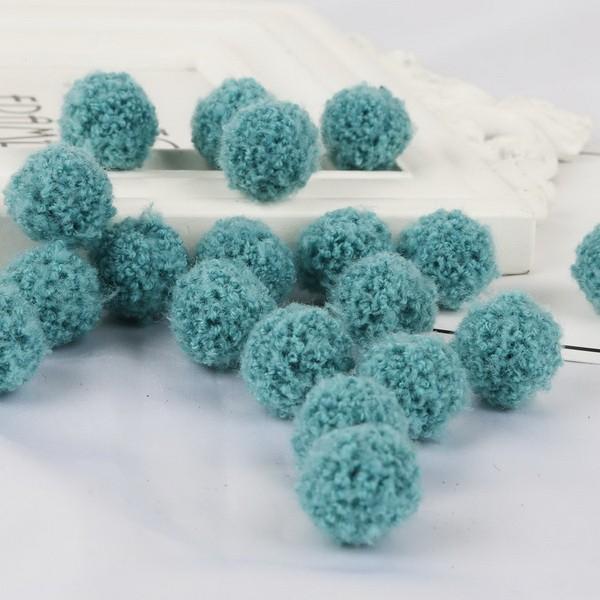 15/20mm Bunte Pompons Puppen Kleidungsstück Handgemachtes Material Weiche Flauschige Pom Poms Ball Für DIY Kinder Spielzeug Zubehör
