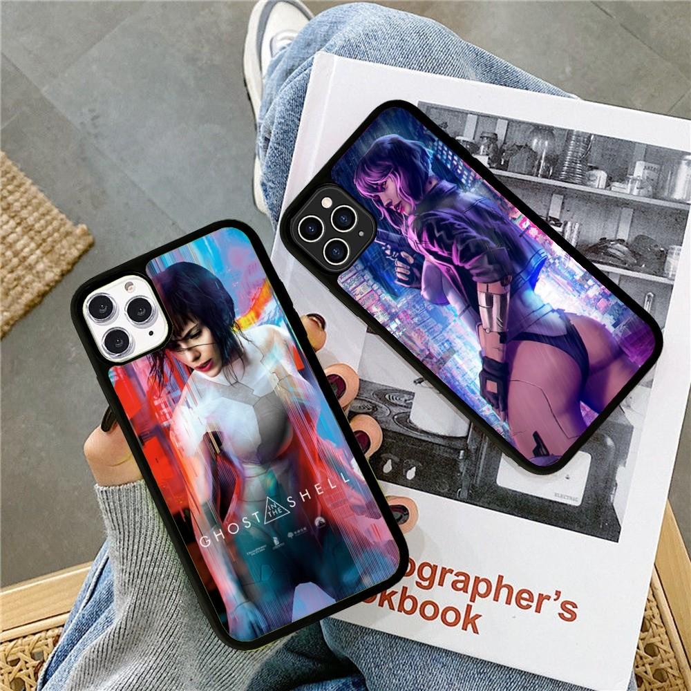 Ghost In the Shell Phone Case Silicone PC+TPU For For iPhone 11 12 13 14 15 16 Plus Pro Max Cover
