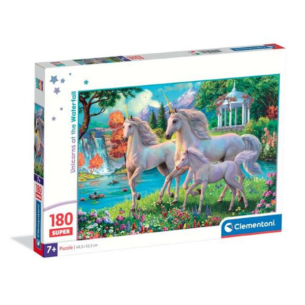 Super 180-piece puzzle. Unicorns