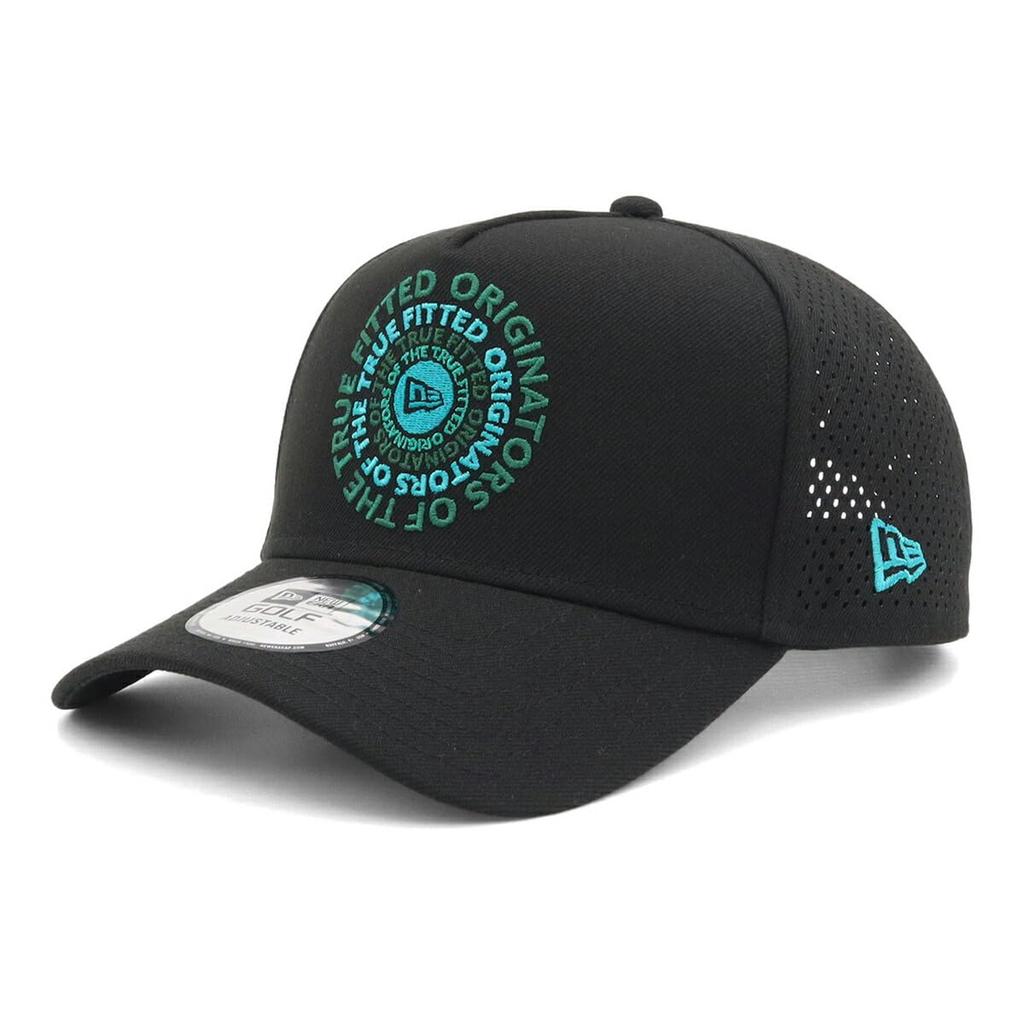 New Era Golf Cap 9FORTYA-Frame Punching Black FREE GF 940AF LASER P OOTTF BLK 14391393 NER36G6498