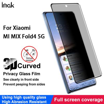 For Xiaomi MI MIX Fold 4 5G Glass IMAK 3D Curved Privacy Tempered Glass Full Screen Coverage Film