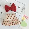 For 17cm/38cm Labubu Doll Clothes Fashion Dress Sweater Doll Clothes Color Match Cardigan Dolls Accessories Cute Decoration Little Clothes