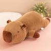 60 cm - 100 cm Kawaii Cartoon Riesenstreifen Capybara Plüschpuppe Kissen liegend braun orange Flügel kreatives Capybara Plüschtier Wohnkultur