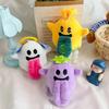 Halloween Cute Large Tongue Angel Ghost Plush Pendant For Kids And Teen Gifts