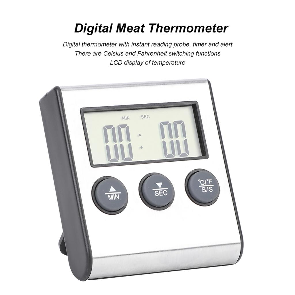 Termometro Digitale Multifunzione per Cucina, Cibo, Allarme, Forniture Industriali