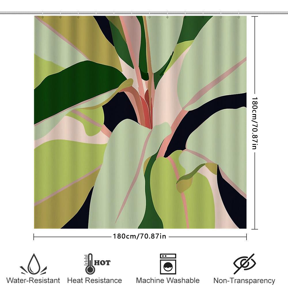 Shower Curtain Abstract Art Modern Bathroom Decor Waterproof Fabric Liner Set Vintage Pattern Home Textile Tapestry
