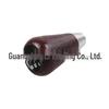 Universal 5/6-Speed Gear Shift Knob, Imitation Wood Grain Gear Stick Head for Car Modification