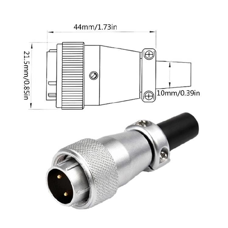 Industrial WS16 TQ Male set Circular Connector Alloy for Specific Requirements