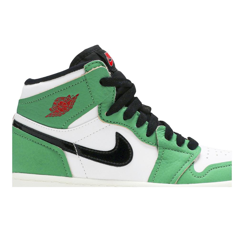Air Jordan 1 Retro High OG PreSchool 'Lucky Green' (Unisex) Lucky Green / Black / White / Sail Kids' Basketball Shoes CU0449 300
