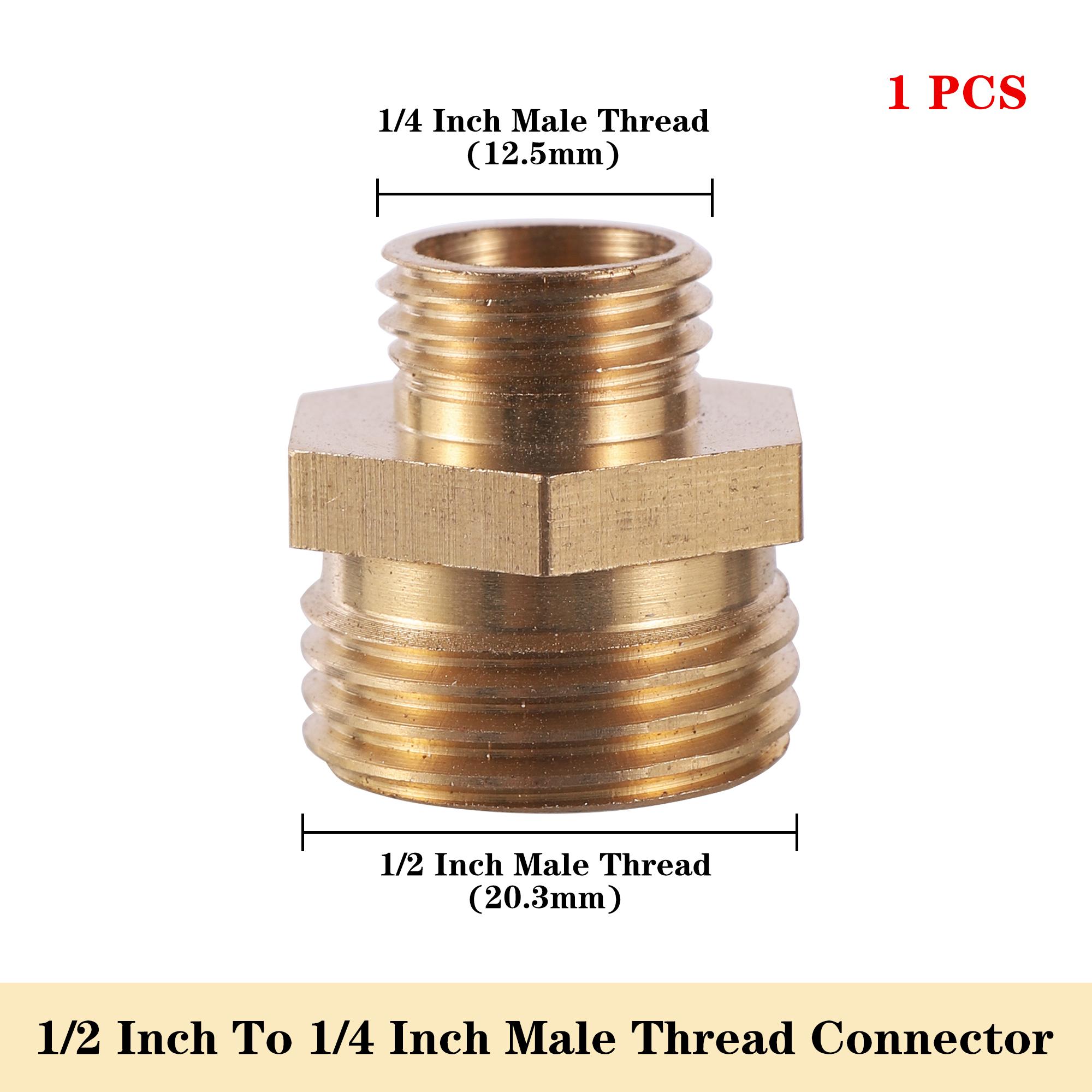 

1 шт. 1/2 3/4 1 Внутренняя Наружная Резьба Проходной Переходник Медный Удлинитель Соединитель для Ремонта Прочный Шланговый Соединитель Садовая Фитинг