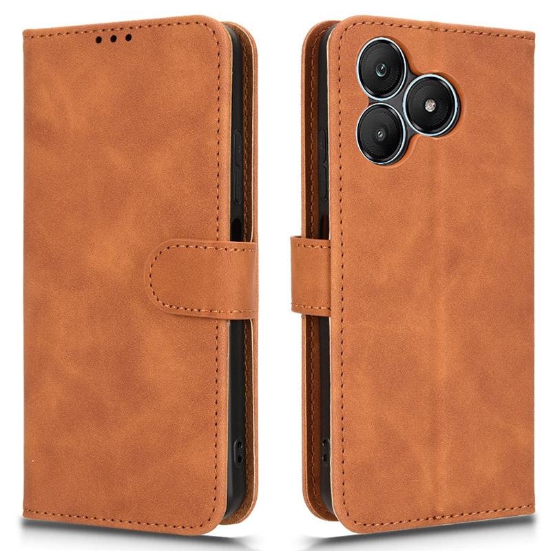 

Для Wiko T20 Case Skin-Touch PU шкіряна відкидна кришка-гаманець для телефону Brown