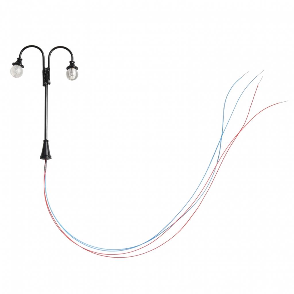 10 cm große Gartenlampen im HO-Maßstab für Eisenbahn- und Gebäudelayouts. Praktisch