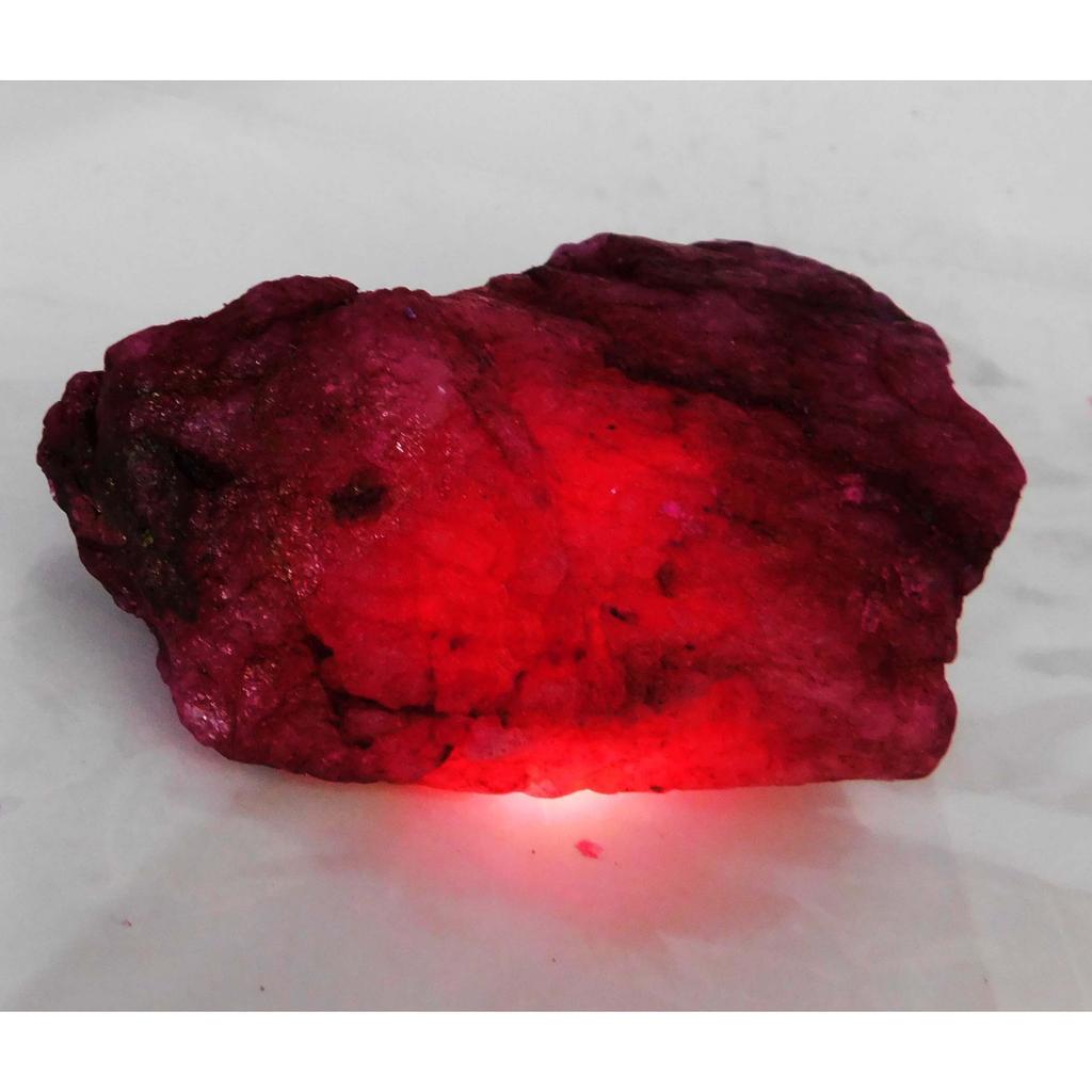 Red Ruby Huge Rough CERTIFIED 1085 Carat Natural Earth Mined Loose Gemstone AZ-64