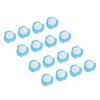 16pcs Toilet Brush Replace Heads Disposable Water Soluble Cleaner Toilet Brush Refills for Bathroom