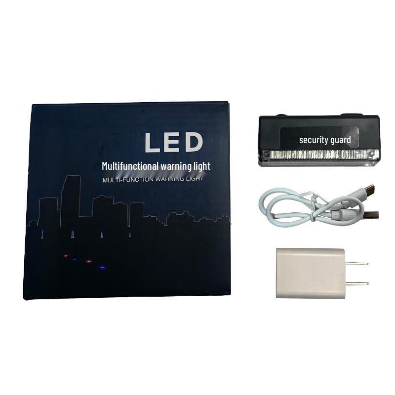 TigerGar LED Red-Blue Flashing Security Patrol Shoulder Warning Light