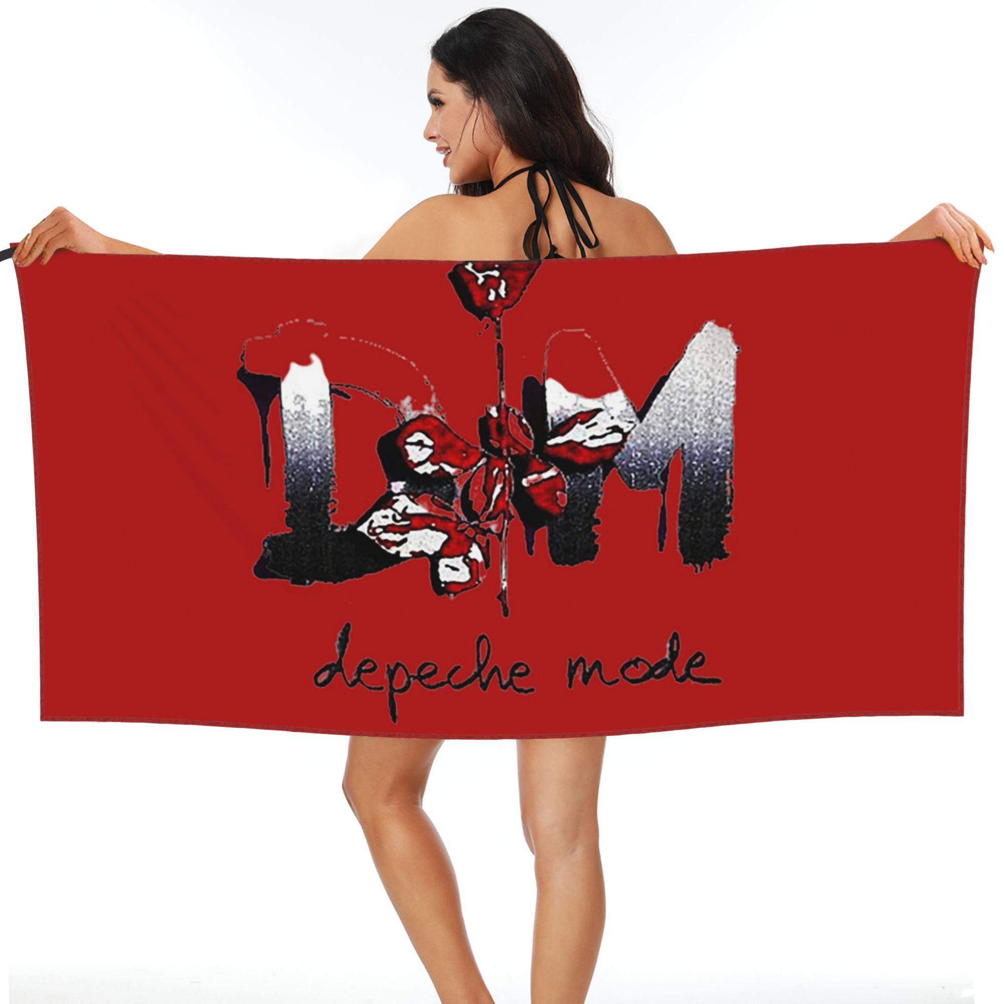 

Depeche Cool Mode Music Violator Beach Towel Soft Microfiber Quick Dry Absorbent Quick Towels For Bath W40*H60(CM)