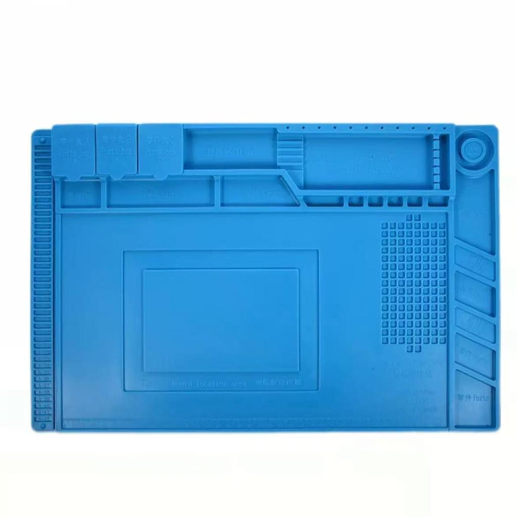 High-Heat Silicone Repair Mat for Phones & Computers - Thick, Non-Slip, Magnetic, Anti-Static