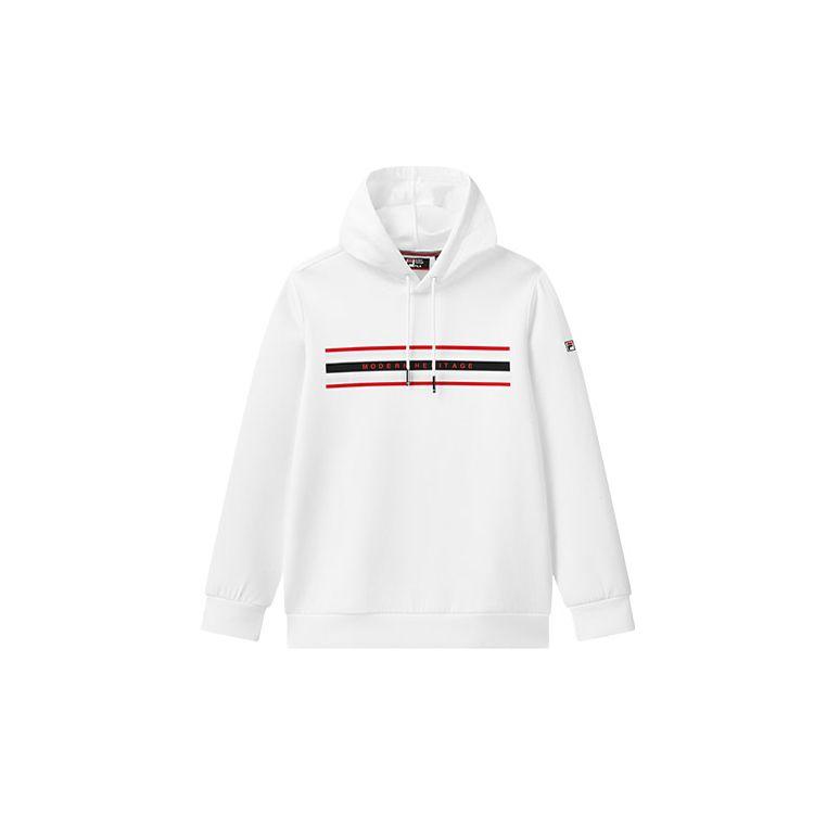 

FILA Повседневная вязаная толстовка с капюшоном, мужская куртка, топы, белые F11M041208F-WT