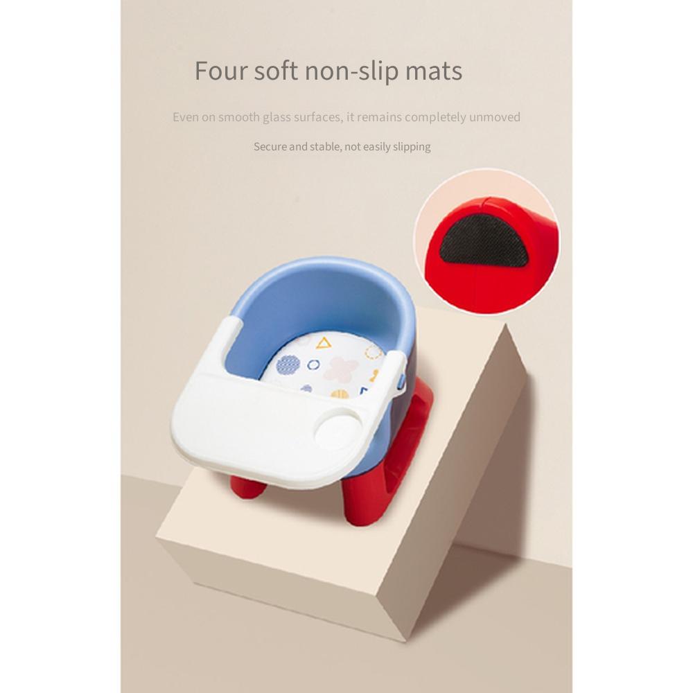 Sedia da pranzo per bambini Rikang, Sgabello cigolante per bambini piccoli con schienale, Sgabello basso da pranzo per bambini, Seduta per l'apprendimento a casa per neonati