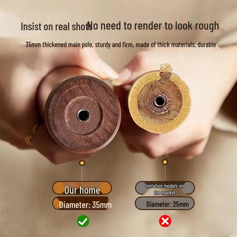 Solid Wood Floor Coat Rack