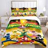 Mighty Morphin Power Rangers Print 3Pcs Bedding Set,Duvet Cover with 2 Bedro,Pillowcase Home Birthday Gift