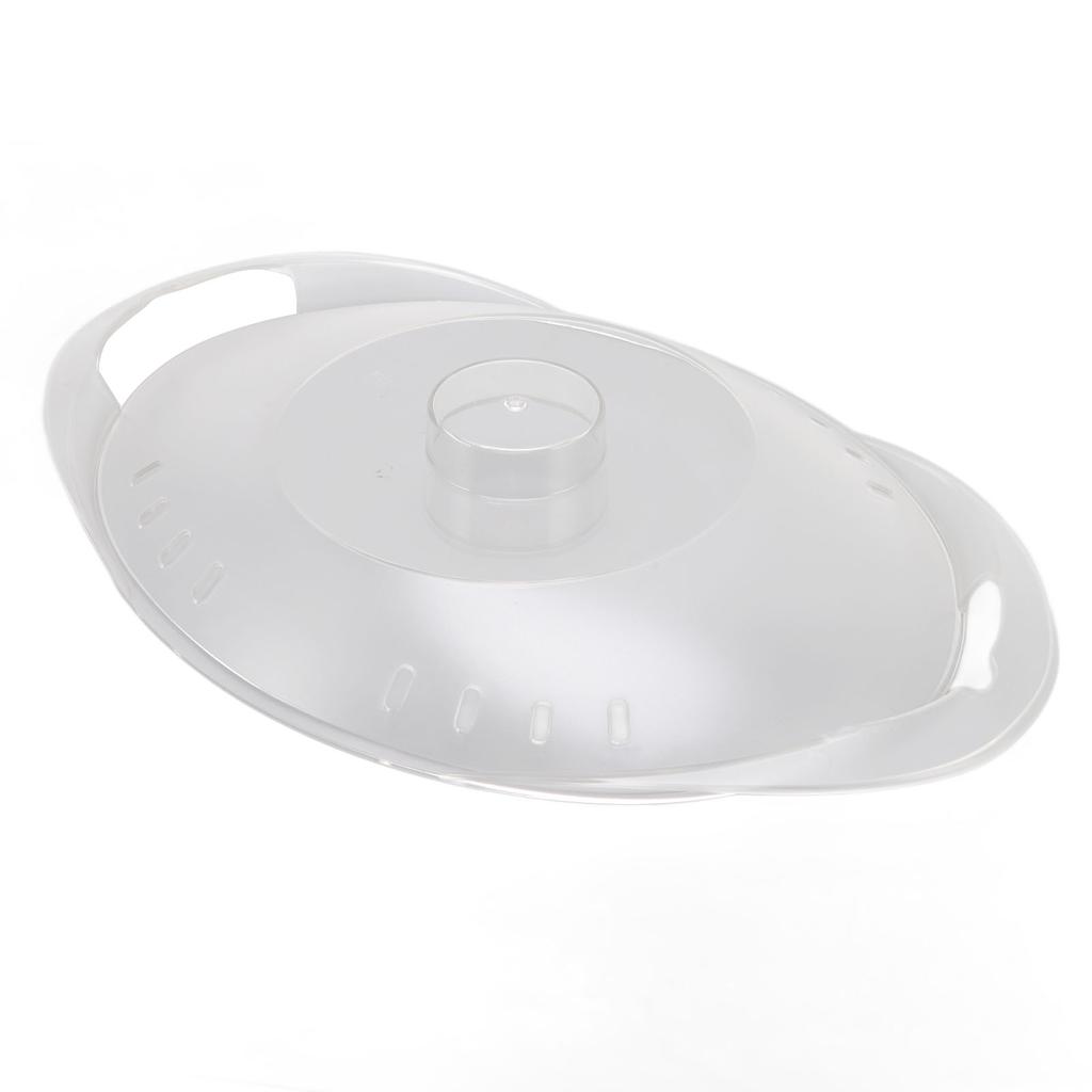 Transparent Steaming Pan Cover PCTG Heat Resistant Steaming Pan Cover Food Processor Parts for