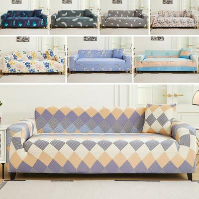 Universal Printed Sofa Cover Full Wrap Slipcovers Soft Fabric All Season Couch Protector