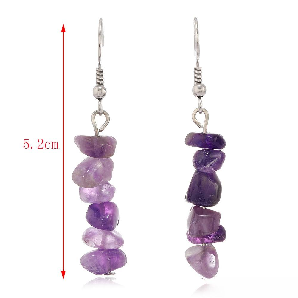 New European and American Fashion Light Luxury Long Earrings Women's Simple Handmade DIY Geometric Earrings