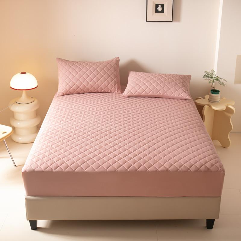 1pc 3D Air Fabric Thick Mattress Cover, 100% Waterproof Mattress Protector, Soft and Breathable Fitted Bed Sheet (No Pillowcase)