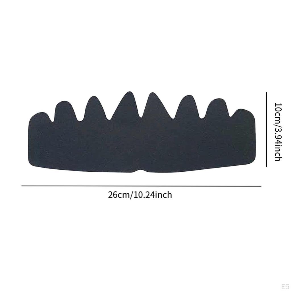 20 Baseball Cap Inserts Made of Felt with Sweat-Resistant Lining, Soft Brim Support And Breathable
