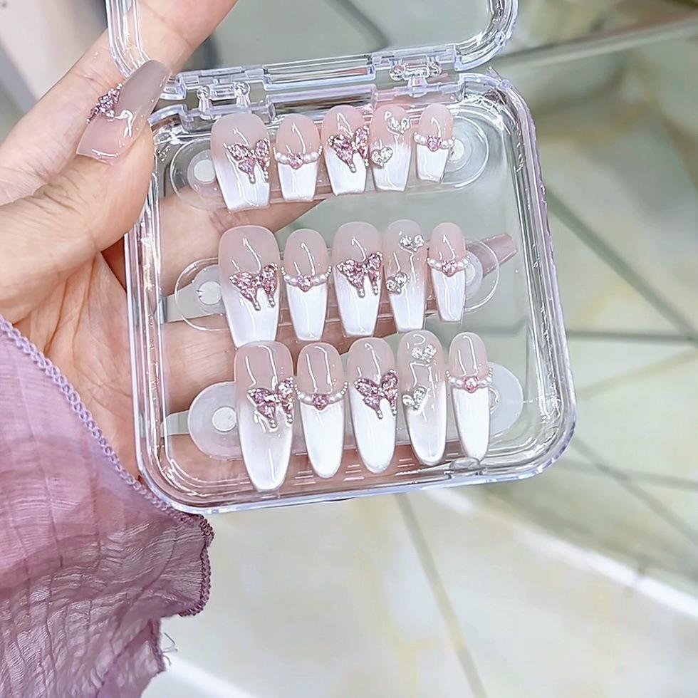 Armură împletită manual, transparentă ca gheața, fluture de vară transparent ca gheața, zirconiu transparent ca gheața, ochi de pisică, patch pur pentru nail art
