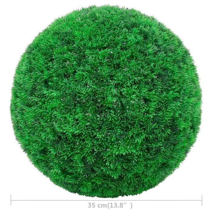 VidaXL Boules de buis artificielles 2 pcs 35 cm 315480