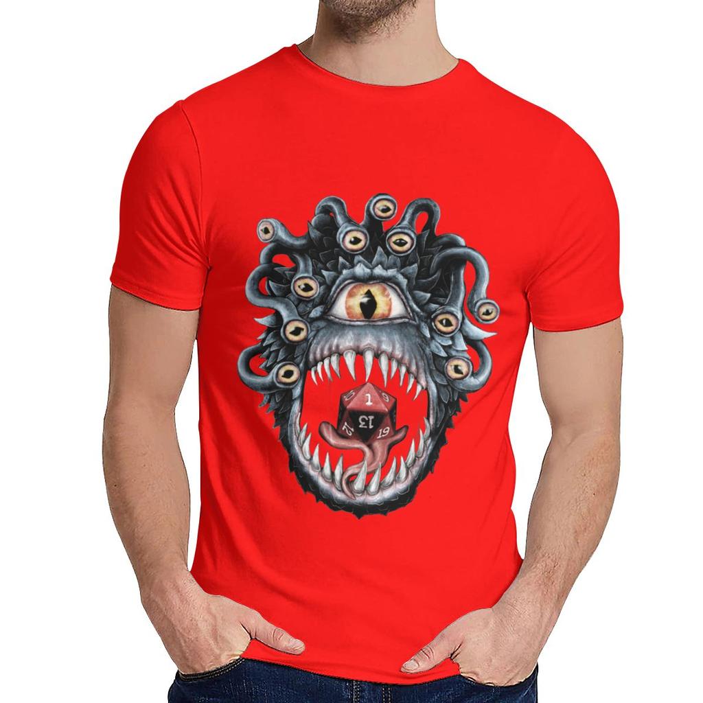 Unisex T Shirt In The Beholder D20 Men T Shirt Dice Critical Comfortable Sale