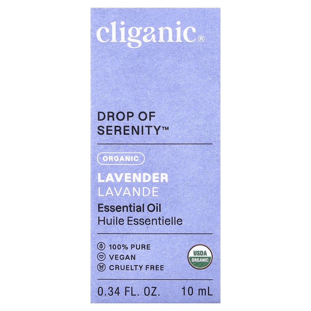 Organic Essential Oil, Lavender, 10 Ml (0.34 Fl Oz)