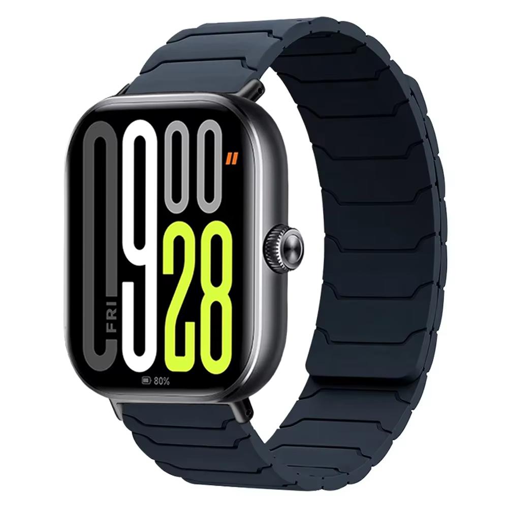 Weiches Silikonarmband für Redmi Watch 6/5/4 Magnetisches Armband Sportliches Bequemes Armband für Xiaomi Band 9 Pro/8 Pro Armband Correa