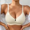 Women's Sexy Low Back Seamless Bra - Thin Straps, Small Chest Enhancement, No Underwire