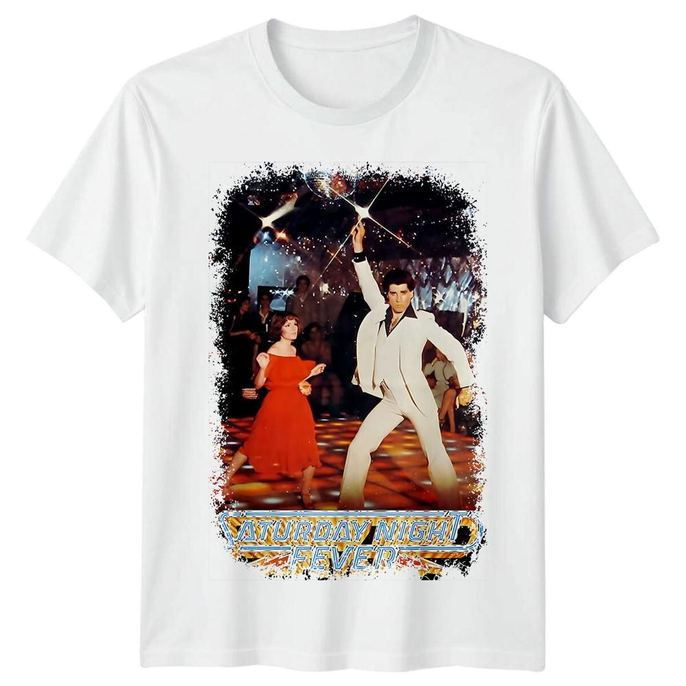 Saturday Night Fever 1977 Movie Poster Inspired Tshirt Retro 70s Tee Unisex