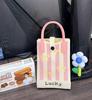 Korean Style Cute Heart Knitted Mini Crossbody & Shoulder Bag for Women