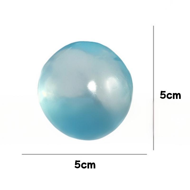 Elastic Transparent Mochi Squeeze Toy Filled With Coconut Oil, Great Sensory Fidget Toy To Ease Pressure And Anxiety For Adults