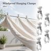 5Pcs Non-slip Windproof Hanging Clamps Stainless Steel Clothes Peg Laundry Clothespins  Beach Towel