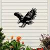 1pc Flying Eagle Metal Wall Art, Retro Decoration for Bar Kitchen Coffee, Halloween Christmas New Year Gift