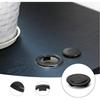 For Outdoor Terrace Table Umbrella Hole Ring Plug Ring Cover Inner and Outer Diameter 50mm*76mm Umbrella Pole Hole Cover Black