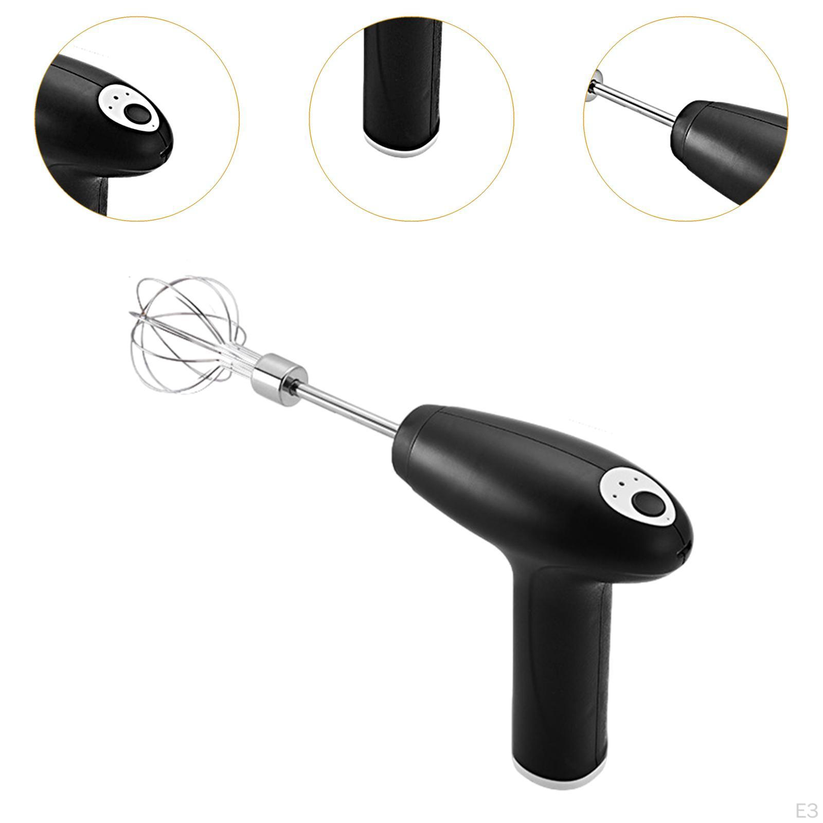 Электрический вспениватель молока Кофе с 3 скоростями Легкоочищаемый венчик для взбивания — фото 4