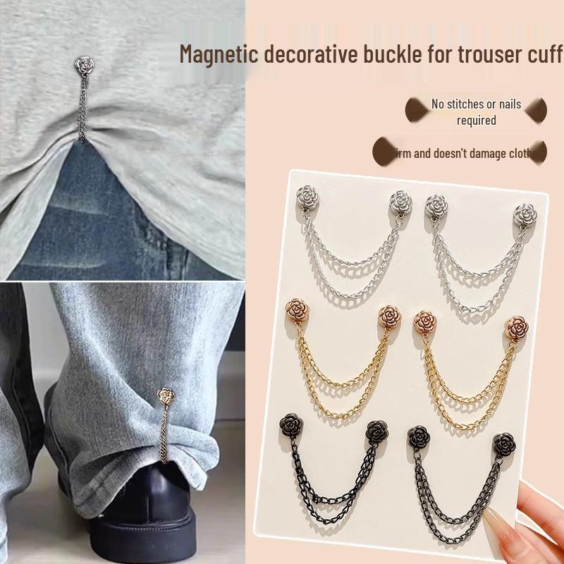 Magnetic Buckle T-Shirt Hem Adjuster Clip - No-Sew, Invisible & Secure